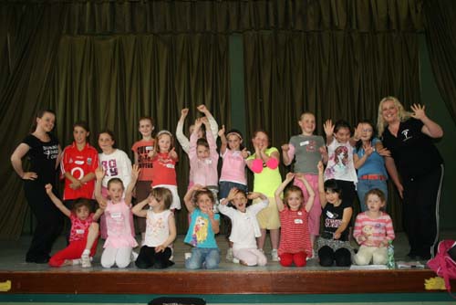 Enthusiastic participants attending the creative dance workshop held during the Summer at Millstreet GAA Community Hall