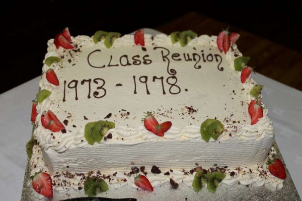 A truly wonderful night to remember at Friday night's Class Reunion 1973 -1978 in the Wallis Arms Hotel.  The organising Committee (pictured here) did an outstanding job of co-ordination for the special event including the provision of an event Cake and a pen memento for all present.   (S.R.)