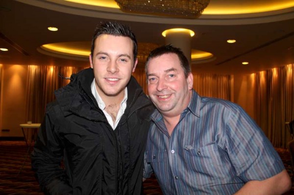 Nathan Carter with Seán Murphy at Galway Concert in the Salthill Hotel - Nathan give an outstanding performance at the Concert.