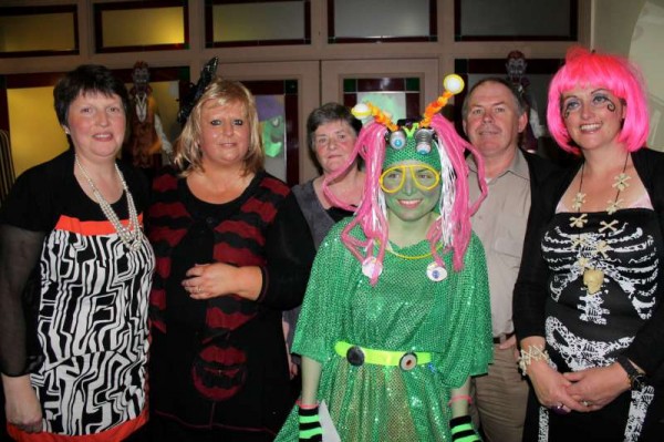 Here we feature the three winning entries plus one of the many very colourful groups who participated in Friday night's Annual Fancy Dress event at the Wallis Arms Hotel, Millstreet.   Usually we feature lots more images from the consistently enjoyable occasion....and this we shall again do this year but because we've used up most of our bandwidth allocation for October we shall have to wait until the beginning of November to share a much fuller feature of images.   Apologies for this delay but it was due to a temporary technical problem which is corrected for future months.  Click on the images to enlarge.  (S.R.) 