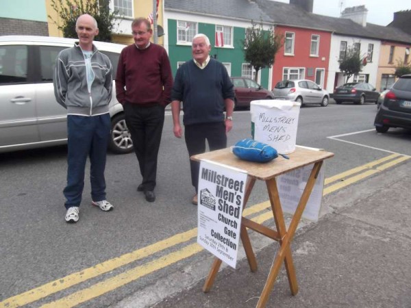 Millstreet Men's Shed wish to express sincere thanks for the generous response to their Church gate Collection which took place on 28th/29th September 2013.  Click on the images to enlarge.  (S.R.)