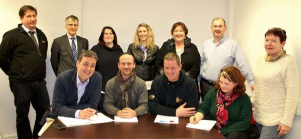 Pictured tonight at the E Centre at The Square, Millstreet following the election of Officers (seated from left) 