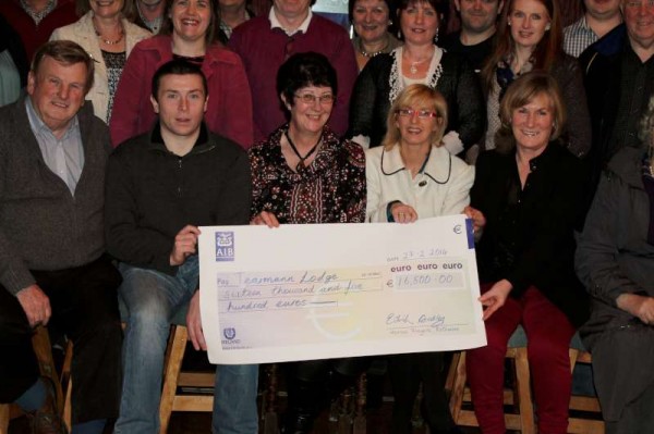 Presentation of Cheque on 27/02/2014 in Rathmore