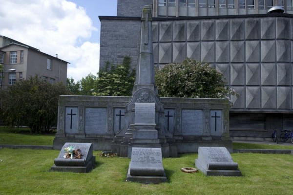 IRA Memorial in UCC, outside the Science Building, formerly the old Jail