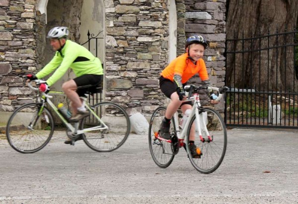 9Cyclists Josh and his father John 4th May 2014 -800