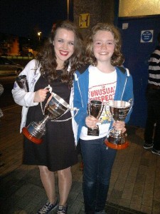 2014-05-31 Eoin McCaul (right) Montfort  College of Performing Arts Junior Student of the Year 2014