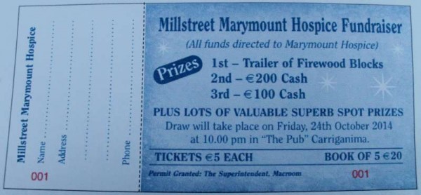 Millstreet Marymount Hospice Fundraiser 2014