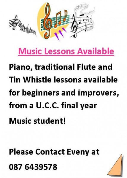 2014-09-09 Music lessons with Eveny - poster