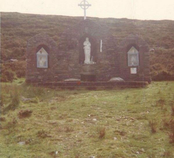 St. John's Well Grotto October 1973 - many thanks to David Aherne for the photo