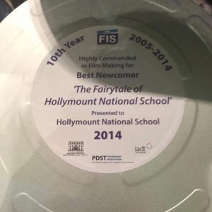 2014-11-06 Hollymount NS awarded at FÍS Awards