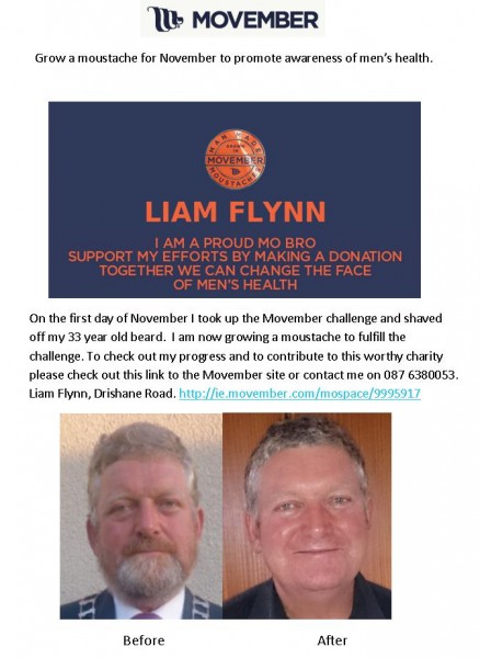 2014-11-18 Liam Flynn - movember poster