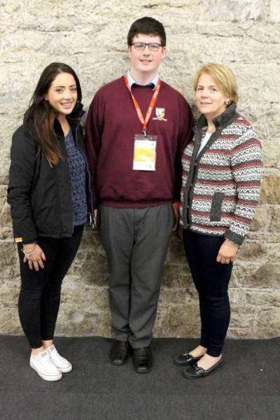 Niall Murphy with his mum Sheila and sister Joanne.
