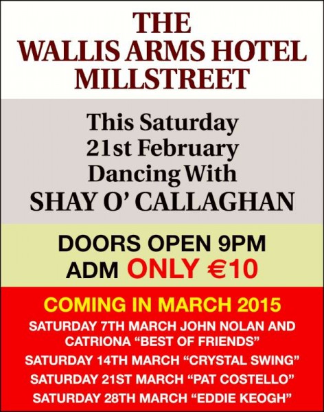 We thank Billy for the Entertainment Guide relating to the Wallis Arms Hotel.  Click on the image to enlarge.  (S.R.)