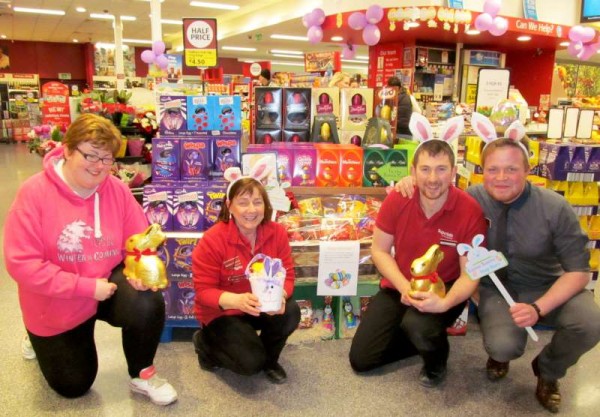 Pictured at O'Keeffe's Supervalu, Millstreet this evening preparing for Easter 2015!  Click on the images to enlarge.  (S.R.)