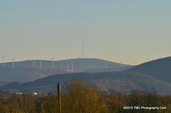 2015-04-21 Views from Guranne - by TMC Photography - 06 K&L, Mount Leader, Gneeves Windfarm, Mullaghanish (front to back)-1000