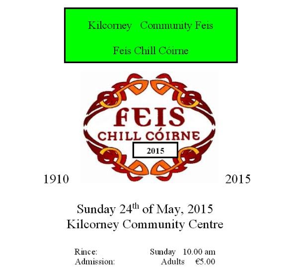 2015-05-24 Kilcorney Feis - poster