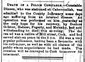 1897-08-17 Death of Constable Dineen in Limerick-600