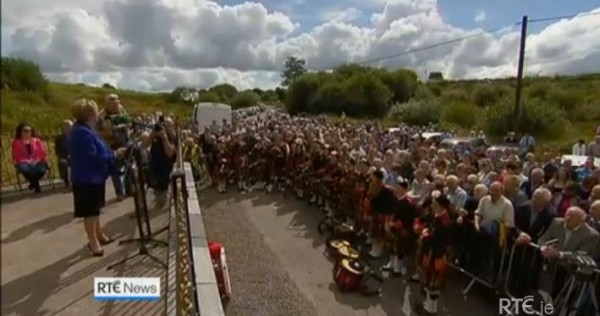 2015-08-23 Millstreet Pipe Band at the annual Béal na mBláth commemoration