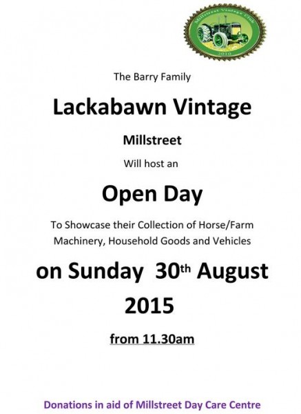 2015-08-30 Lackabawn Vintage Open Day - poster