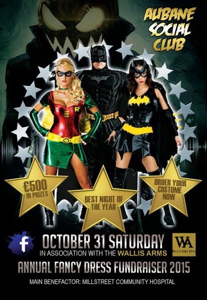 2015-10-09 Aubane Social Club Fancy Dress Night - poster