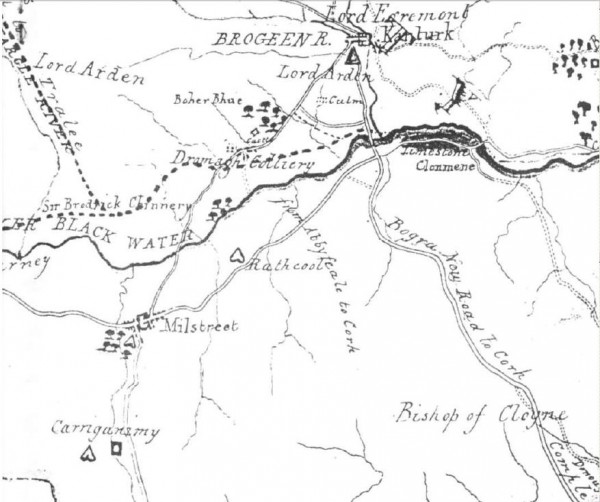 1820s Map of Munster by Nicholas Leader