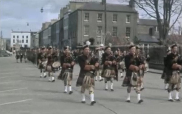 1966 Millstreet Pipe Band lead out the 50th anniversary Parade of the 1916 Rising in Tralee 03