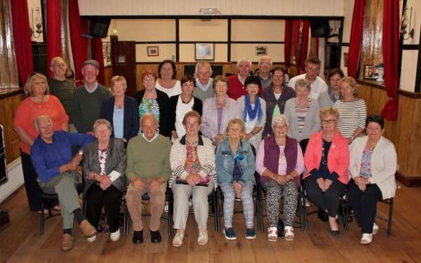 Millstreet Community Singers together with Tom and Noreen Meaney joined us at Freemount Heritage Centre for two recordings of Jimmy Reidy's "Round the Fireside" series which we were asked to coordinate during which a special tribute is paid to the late Tom Goggin.  The first programme on c103 local radio is scheduled to be broadcast on Monday, 29th Aug. 2016 at 9.50pm while the second one is being transmitted on Monday, 5th Sept. at 9.50pm.  Click on the images to enlarge.  (S.R.)