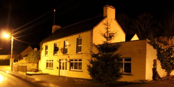 "The Pub" in Carriganima before the installation of Christmas Lights.